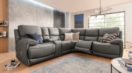 5 seater electric recliner sofa