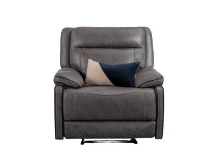 Electric Reclining Armchair in Charcoal Grey