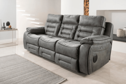 Series 1 – 3 Seater Electric Recliner Sofa With Dropdown Table