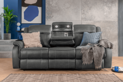 Series 3 – 3 Seater Electric Recliner Sofa With Dropdown Table