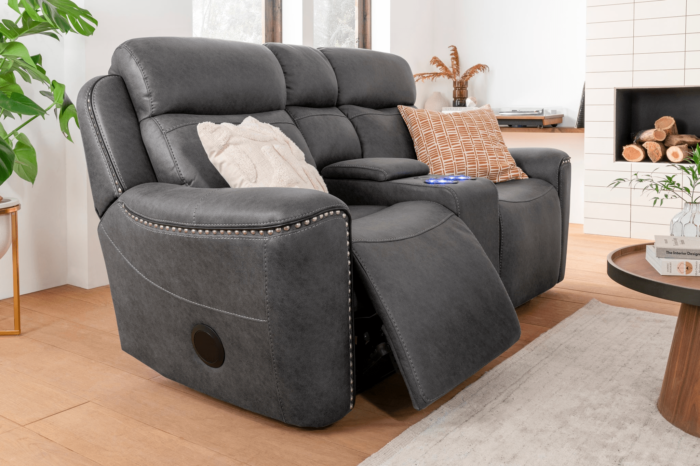 2 seater electric recliner sofa