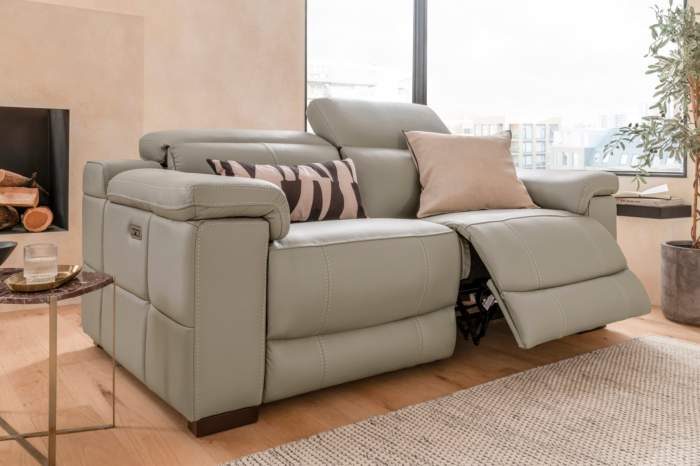 Electric Recliner Sofa Leather