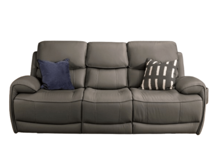 3 Seater Electric Recliner Sofa in Forest grey